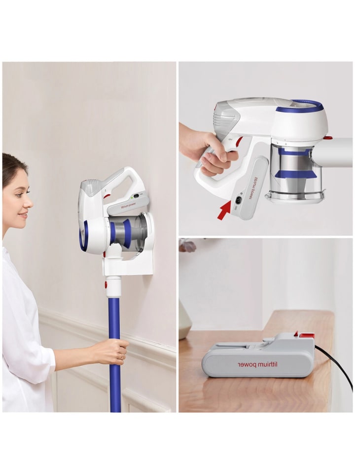 COFI 1453 2in1 Akku-Staubsauger JV53 Lite 425 W/15,5 kPa mit HEPA-Filter in Violett günstig kaufen onesize