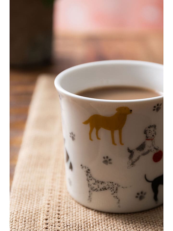Mikasa 2er-Set: Kaffeetassen in Weiß/ Bunt - 300 ml günstig kaufen onesize