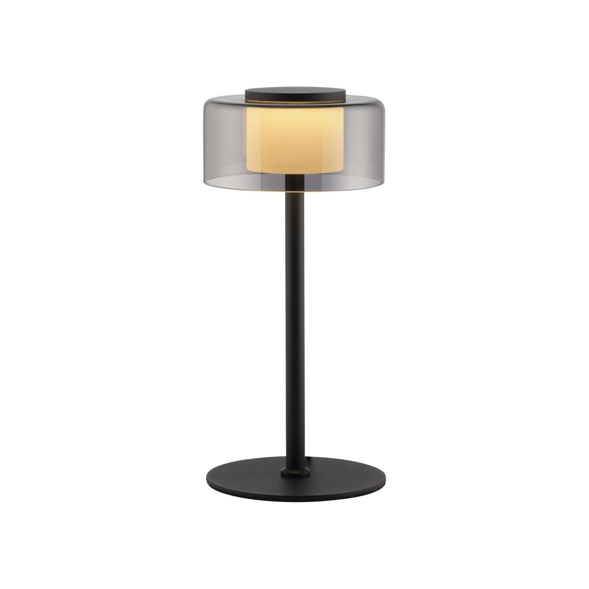 Paul Neuhaus 1-flg Tischlampe Rika Schwarz