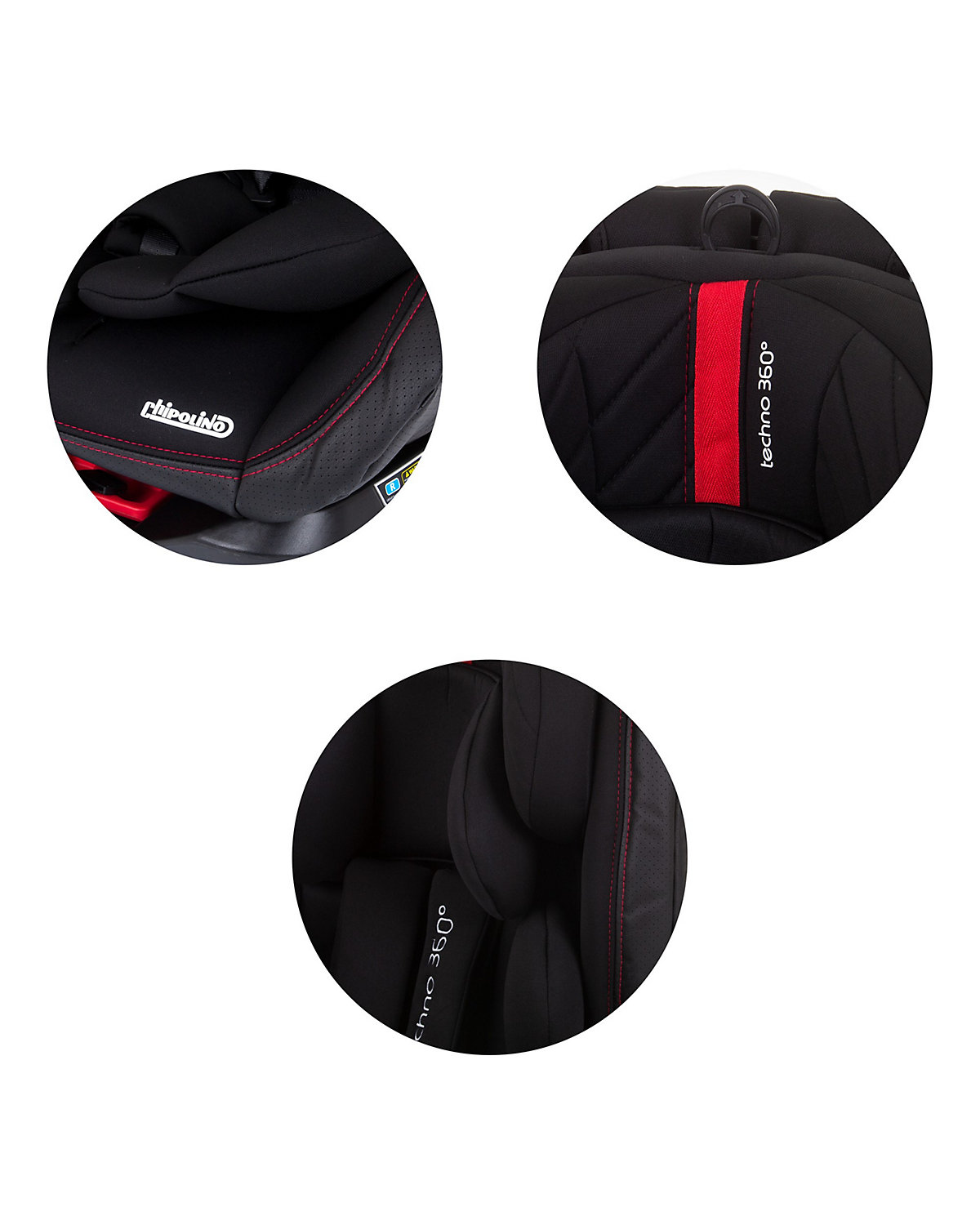 Kindersitz Techno Gruppe 0+/1/2/3 (0 - 36 kg), Isofix, um 360 Grad drehbar Kindersitze