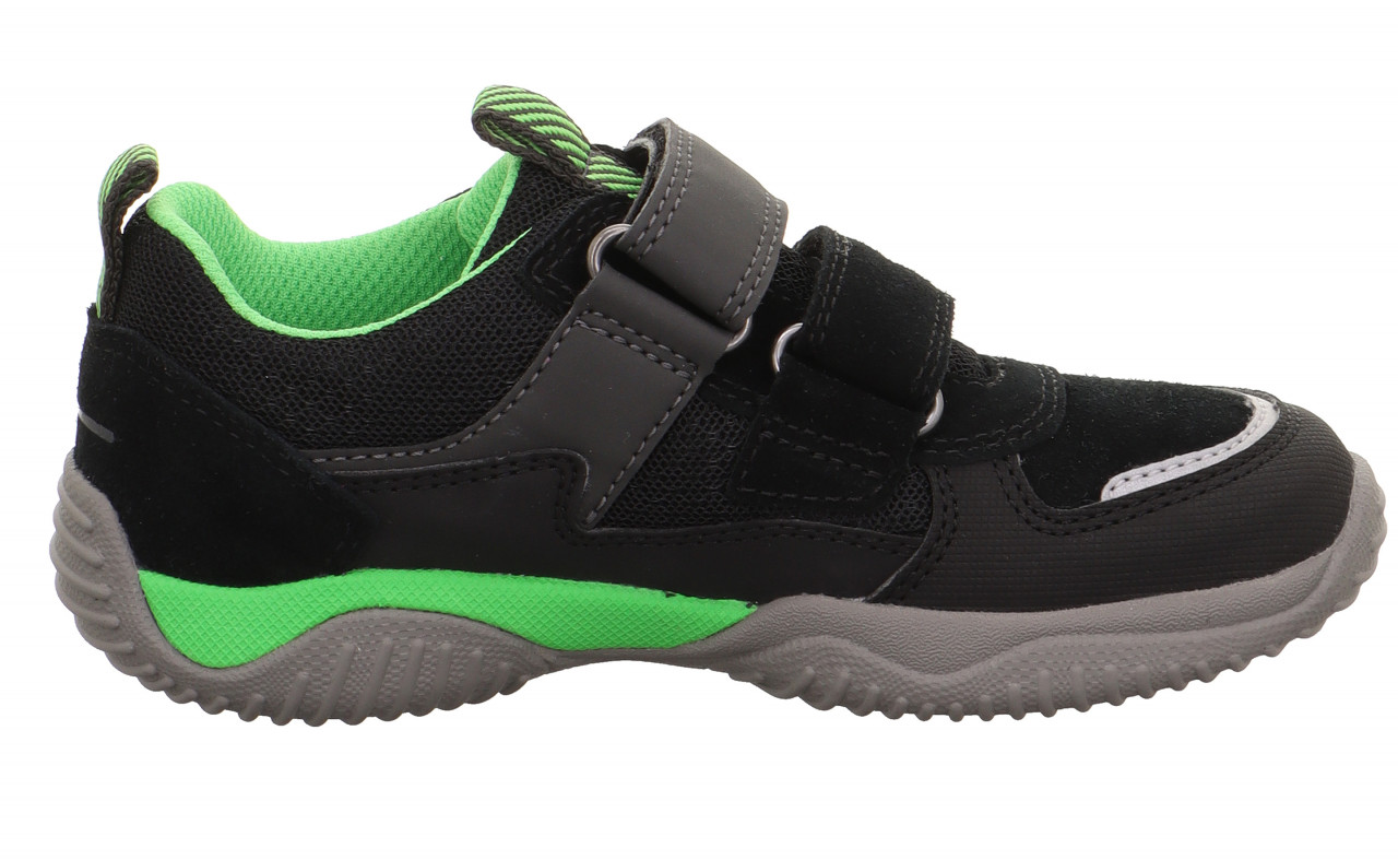 STORM - Schwarz/GrünSneaker low mit Klettverschluss
