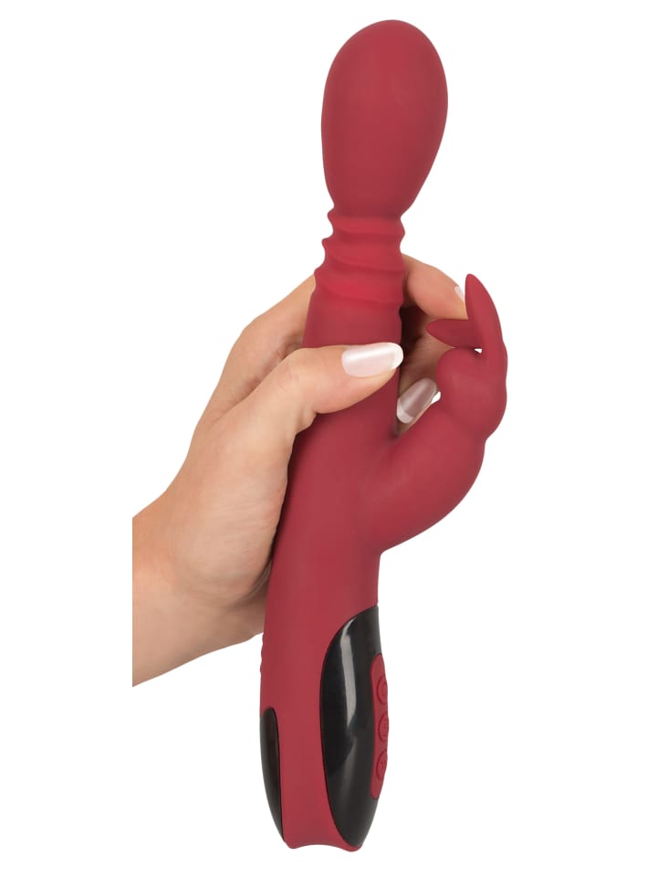 You2Toys Vibrator Silicone Rabbit Vibrator in rot günstig kaufen 26,5