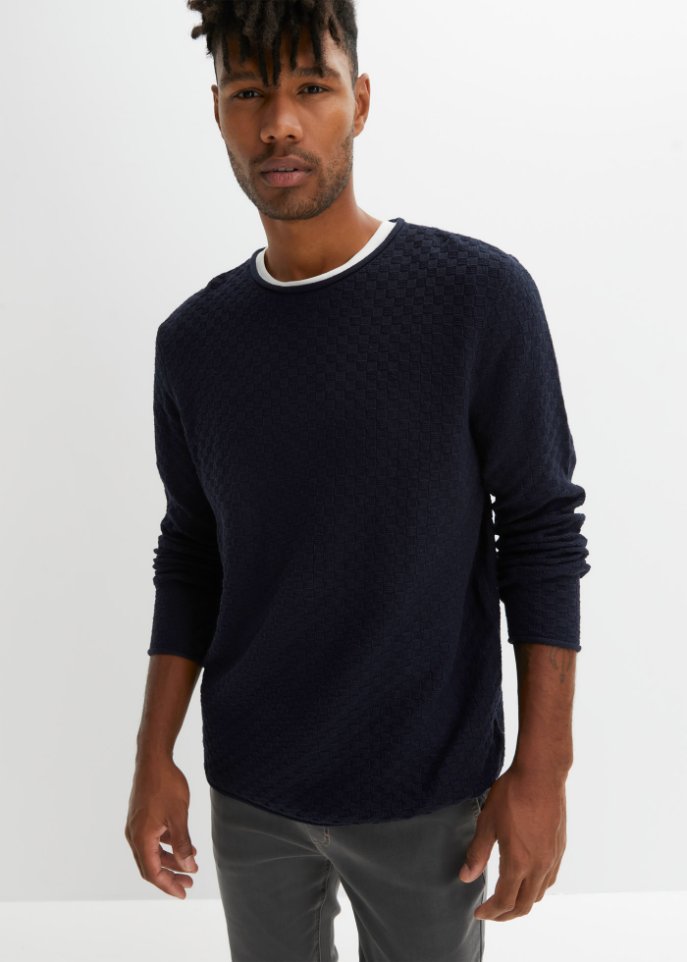 Pullover mit recycelter Baumwolle