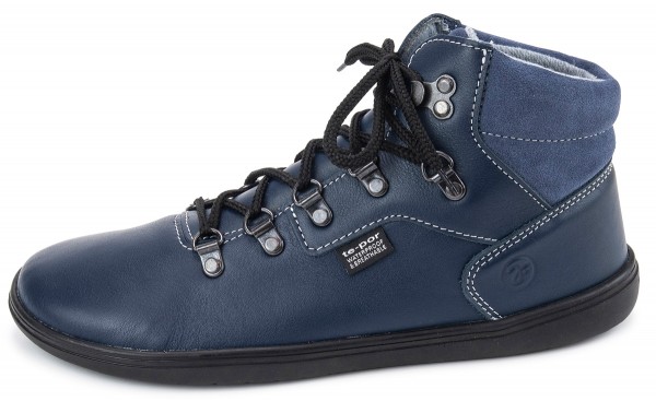 Jonap |a ~ Jampi Leila MidCut Schnürschuh + TEX ~ Blue