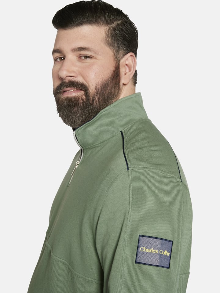 Charles Colby Sweatshirt EARL GARVEYS in grün günstig kaufen