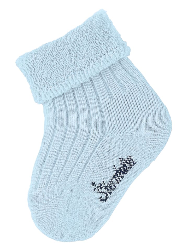 Sterntaler Baby Socken uni in blaugrau günstig kaufen
