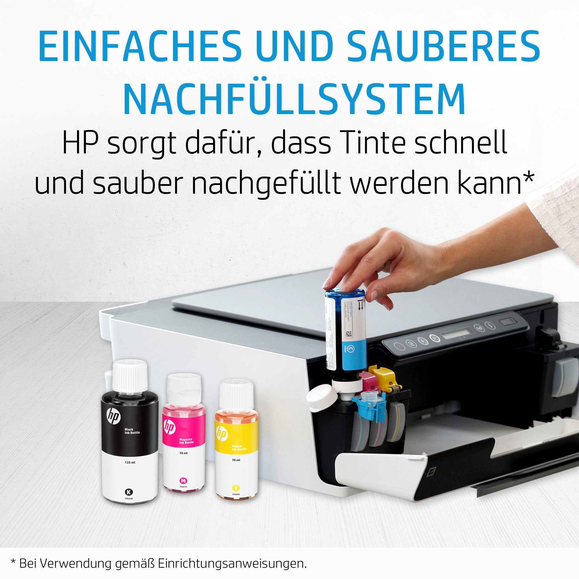 HP 32XL Schwarz Original Tintenflasche, 135 ml Nachfülltinte (für HP, 1x 135 ml)