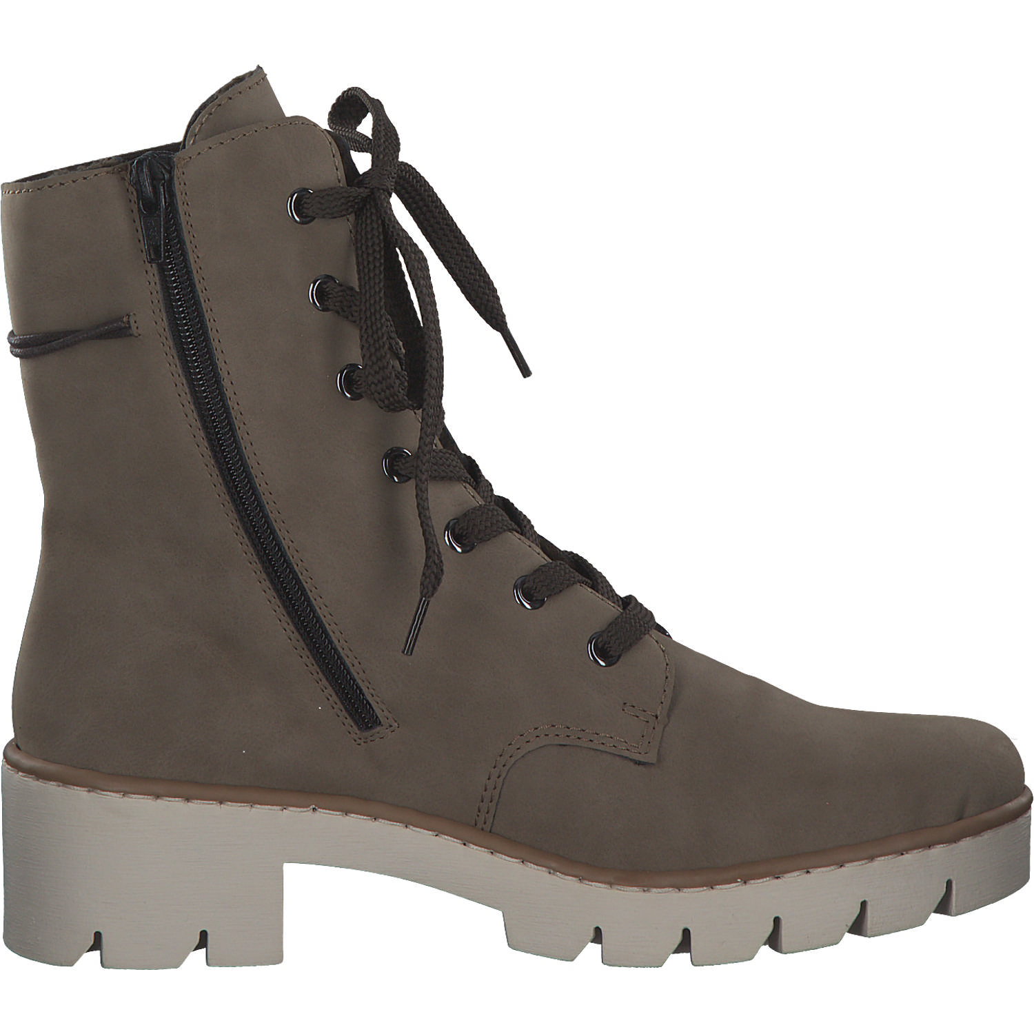 Rieker X5720, Stiefeletten, Damen, leinen/brown