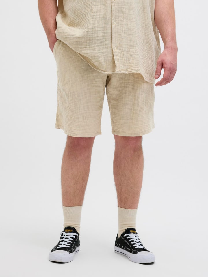 JACK & JONES PLUS Shorts in Safari günstig kaufen