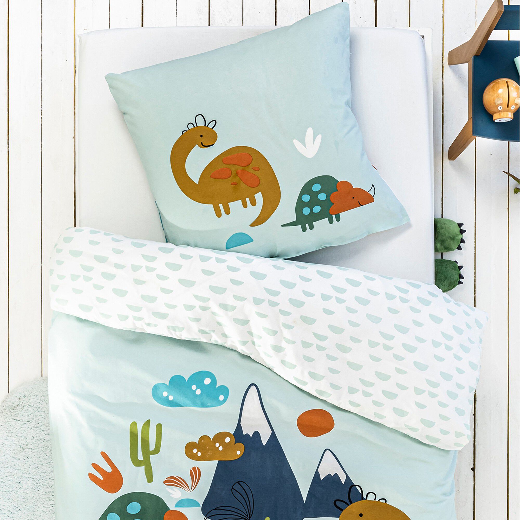 Parure de lit Dinosaure relief