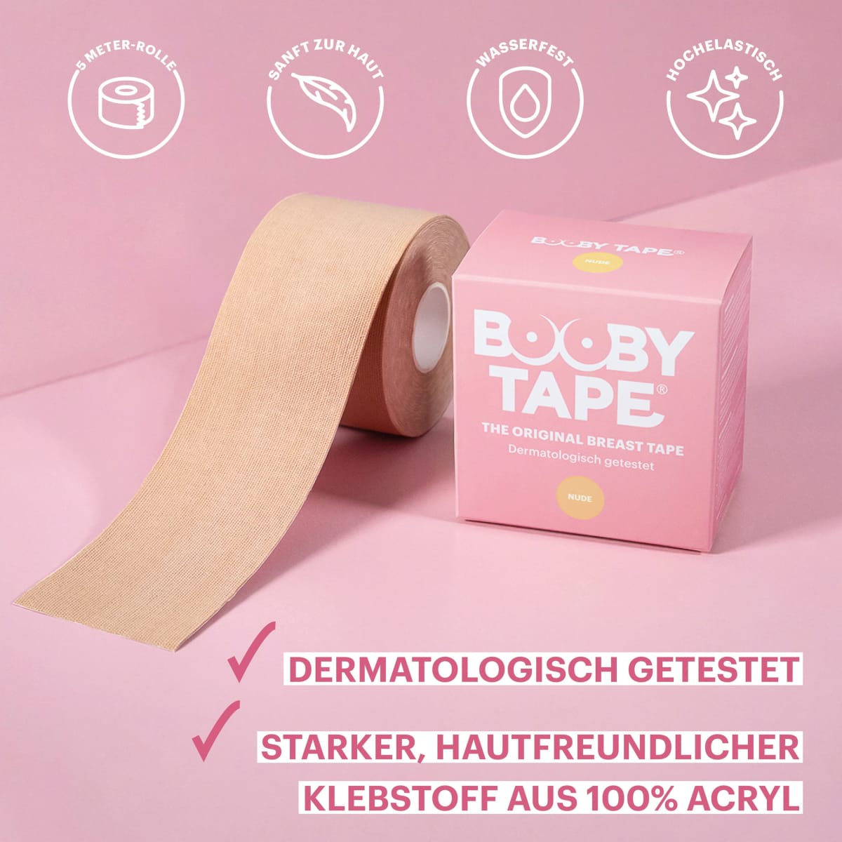 Brust Tape Nude, 5 m