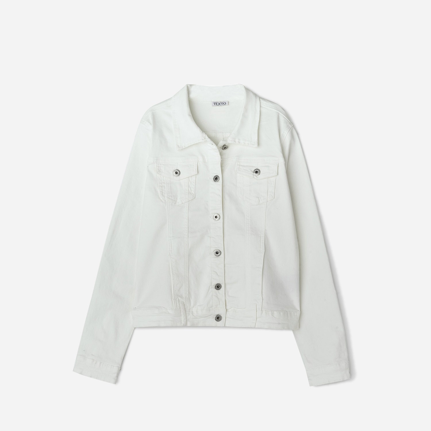 Veste TEXTO blanche en toile