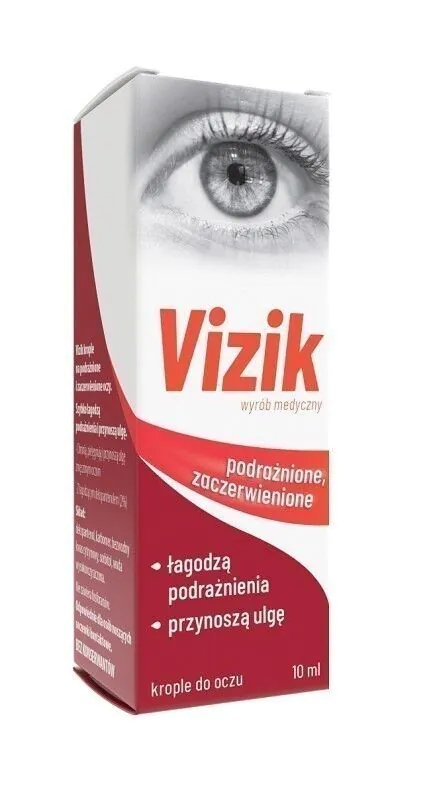 Vizik, Σταγόνες για ερεθισμένα και κόκκινα μάτια
