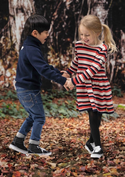 Pullover GOTS, dunkelblau für Jungs