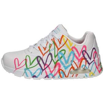 Skechers Uno Highlight Love Sneaker in weiß
