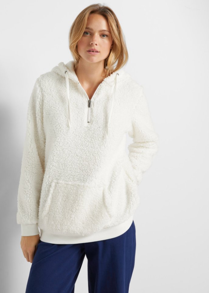 Teddy-Fleeceshirt, Pullover