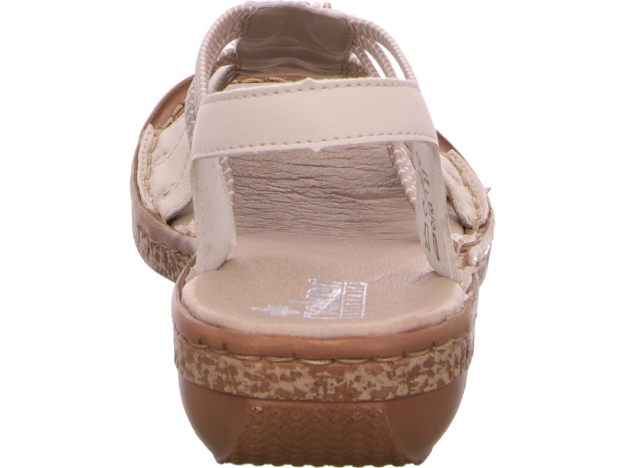 RIEKER Klassische Sandalen beige