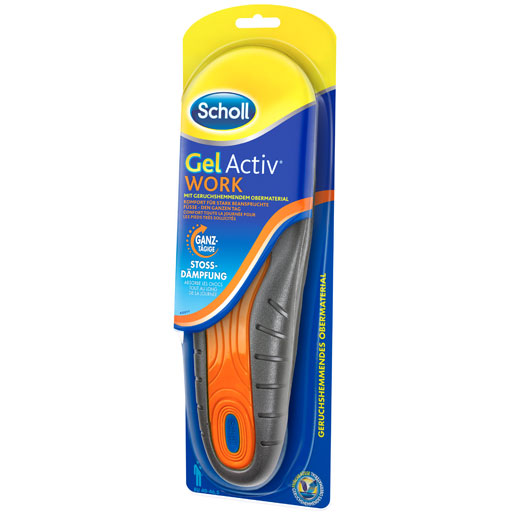 SCHOLL GelActiv Einlegesohlen Work men Gr.40-46,5  2 St