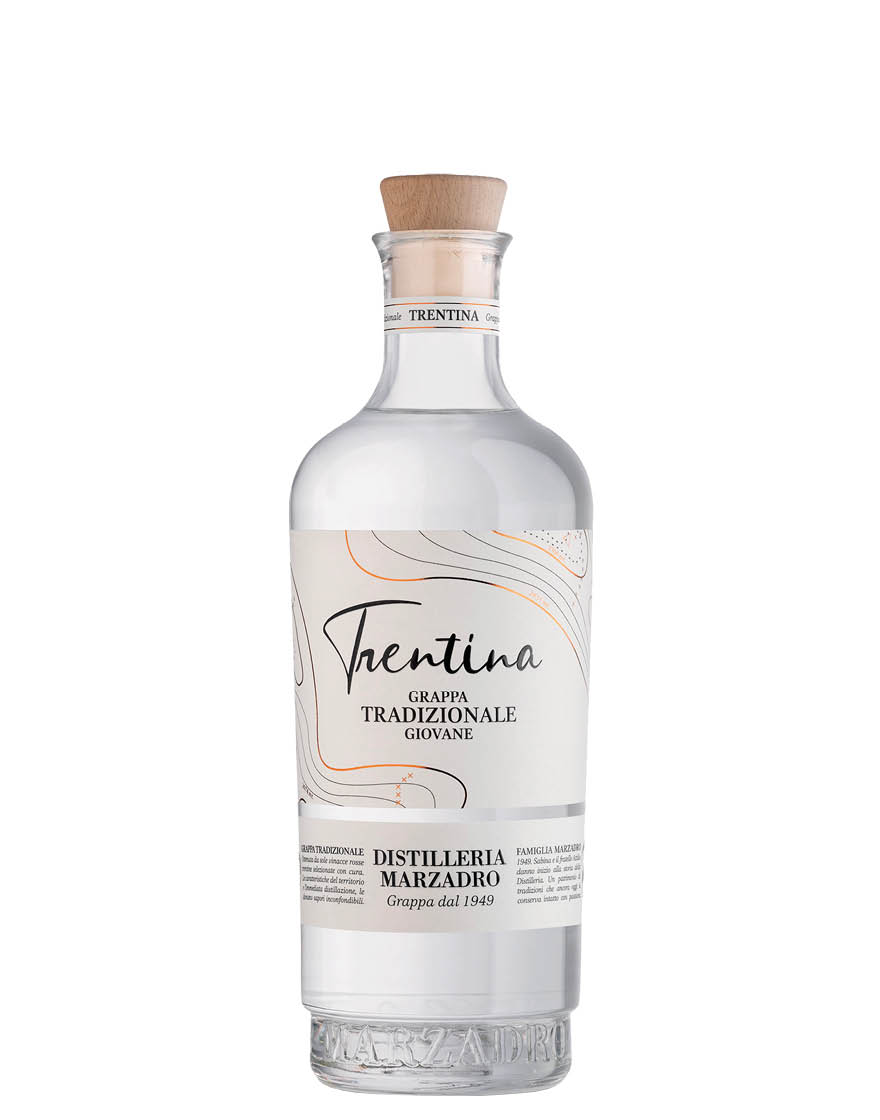 Grappa Trentina DOC La Trentina Tradizionale Giovane Marzadro 0,7 ℓ