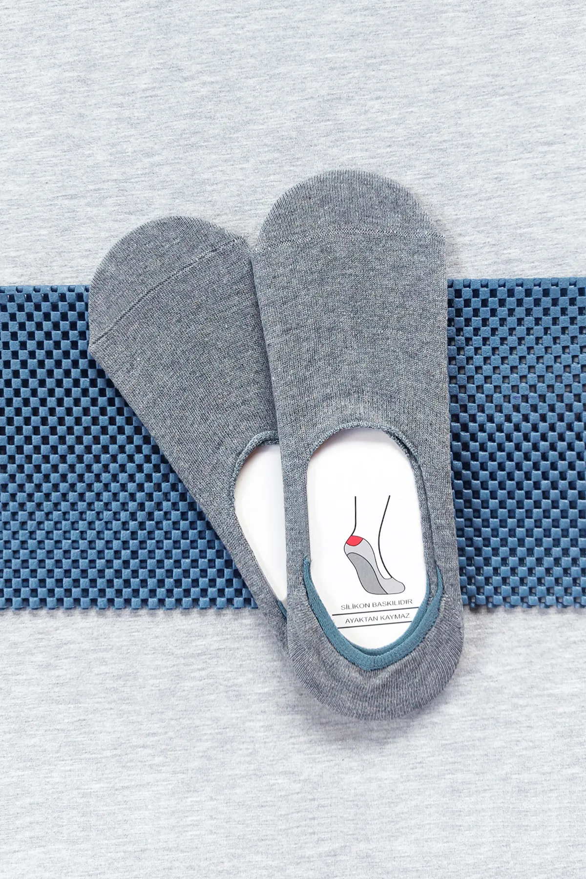 Sensu  Unterwäsche Babet Unisex Anti-Rutsch-Unsichtbare Socken 6 Stück Crp2161