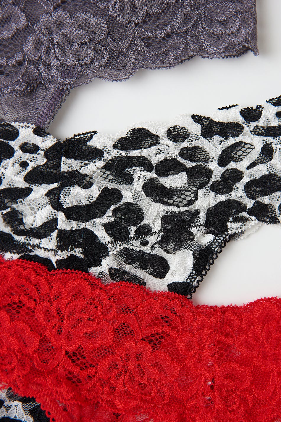 3-pack lace string