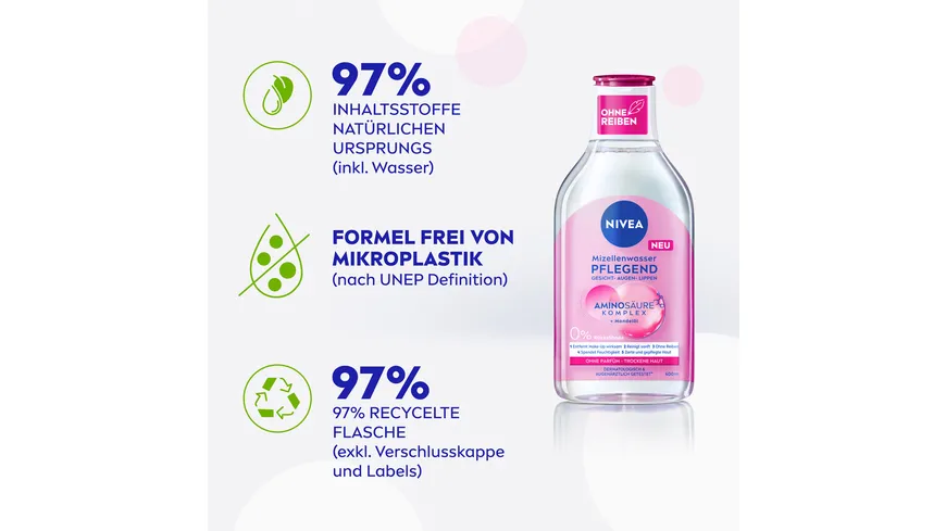 NIVEA Mizellenwasser Pflegend 400 ml