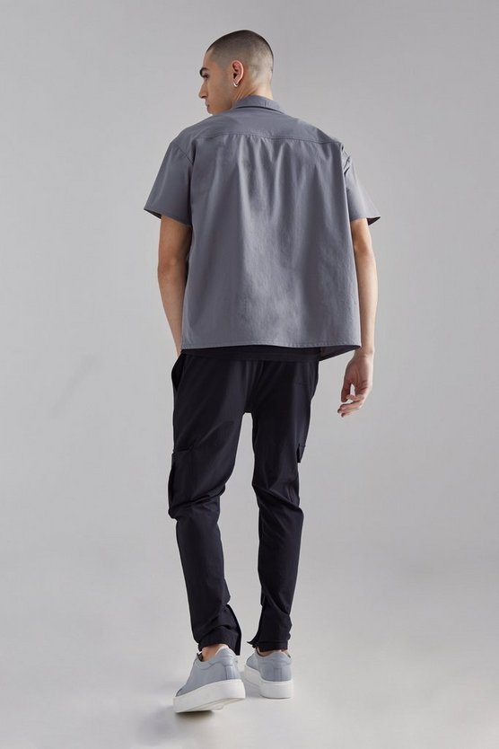 Technical Stretch Boxy Shirt