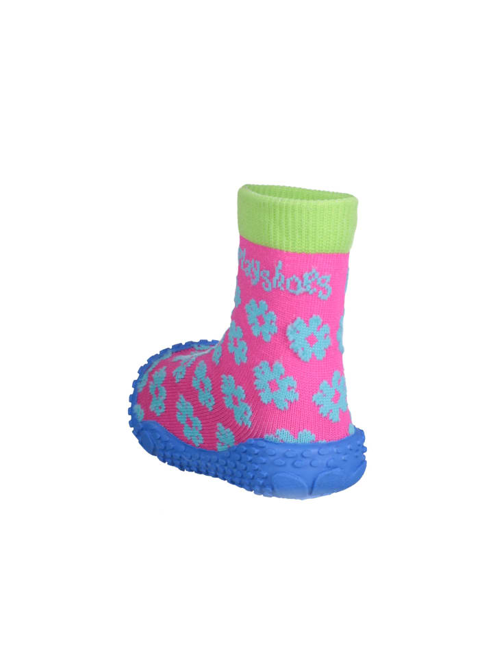 Playshoes Aqua-Socke Blume in Pink günstig kaufen