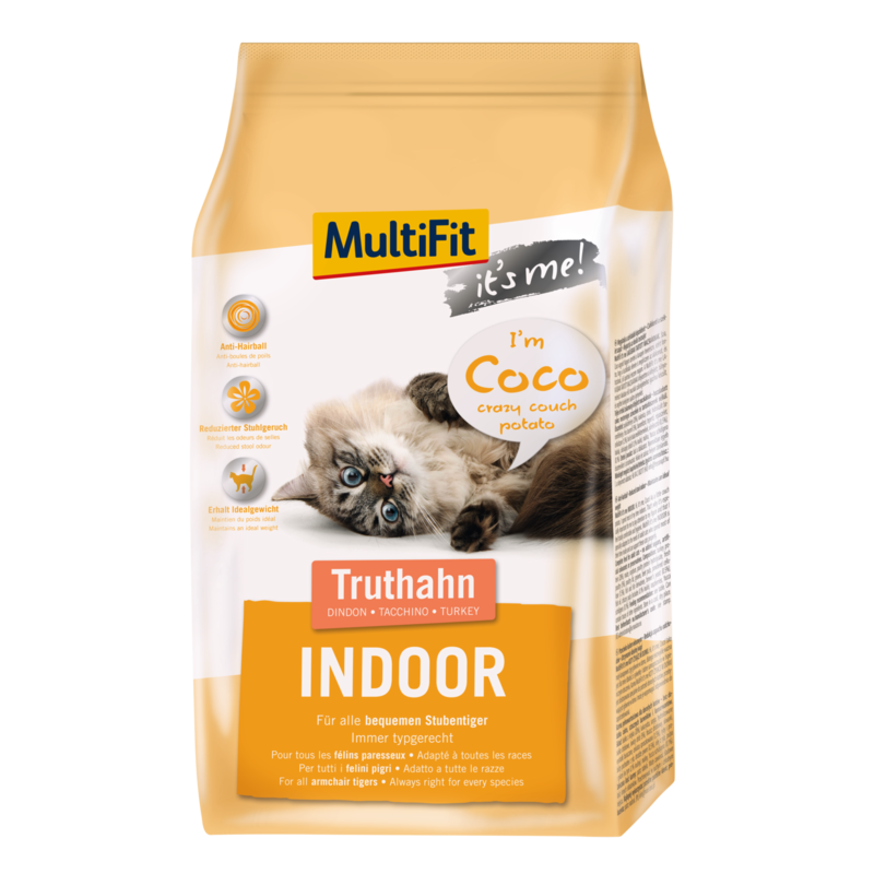 MultiFit Trockenfutter MultiFit It's Me Coco Indoor Truthahn 1,4 kg