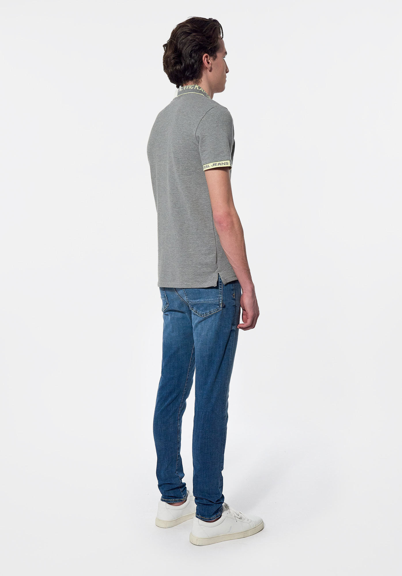 CYKO   Polo gris Homme