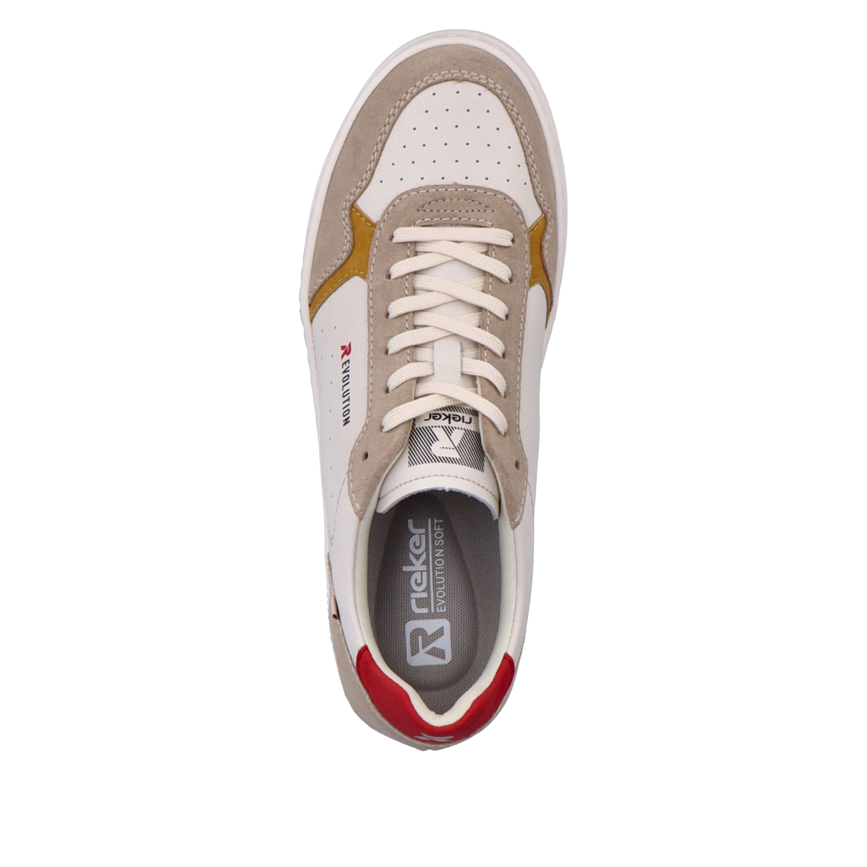 Rieker Herren Sneaker Low vanilla-white clay-beige