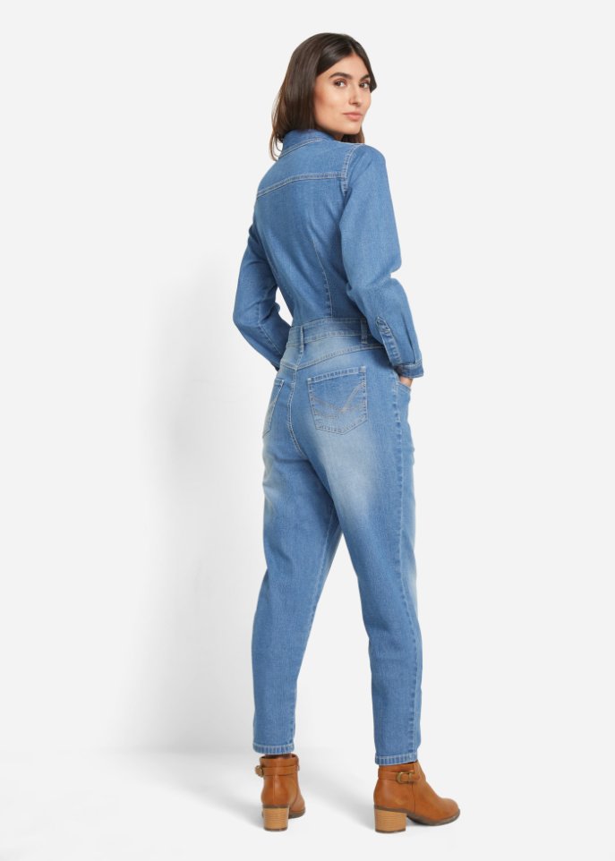 Jeans-Overall mit Stretch