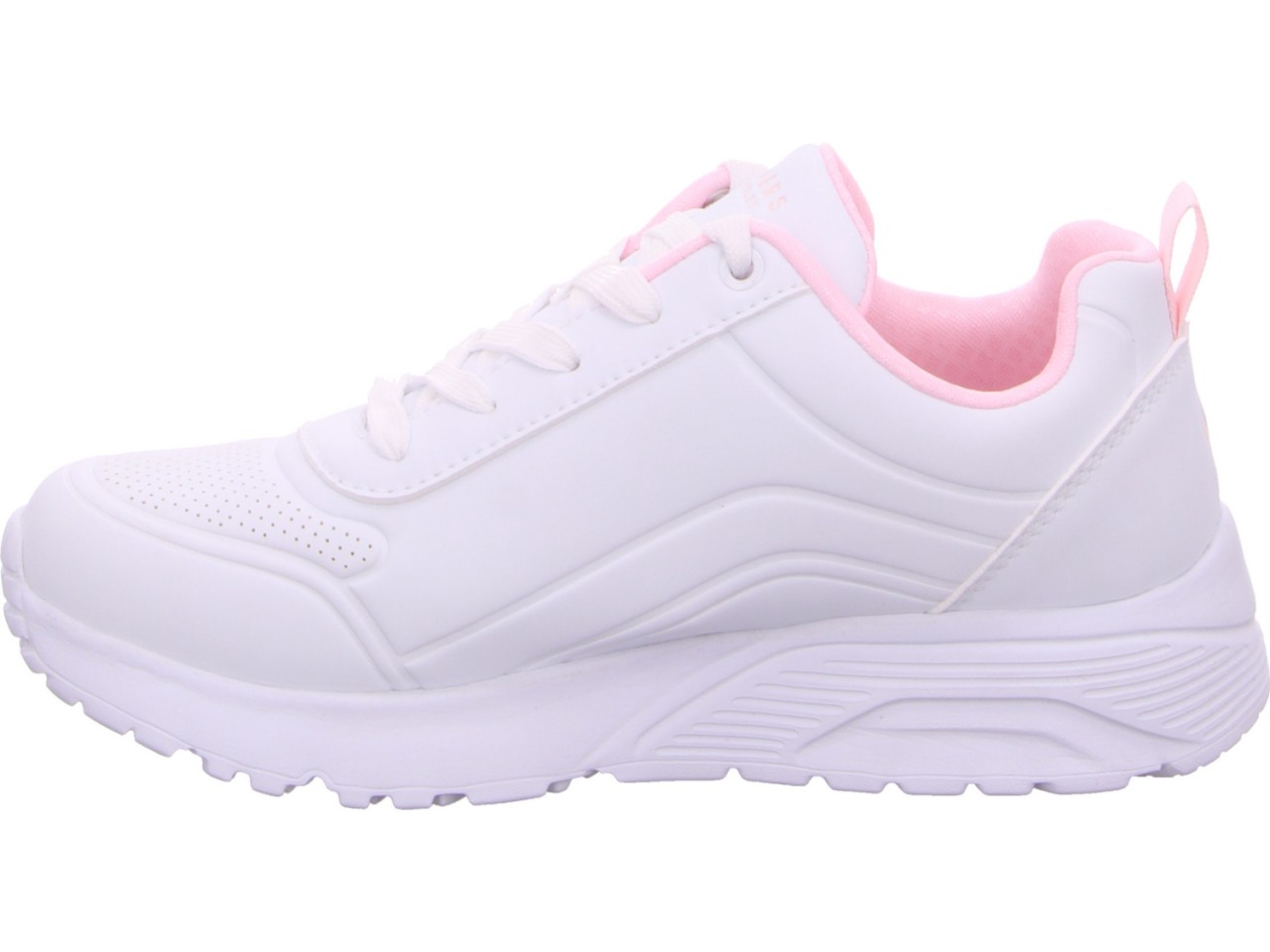 SKECHERS Freizeit Schnürer weiss Uno Lite - EASY ZIP