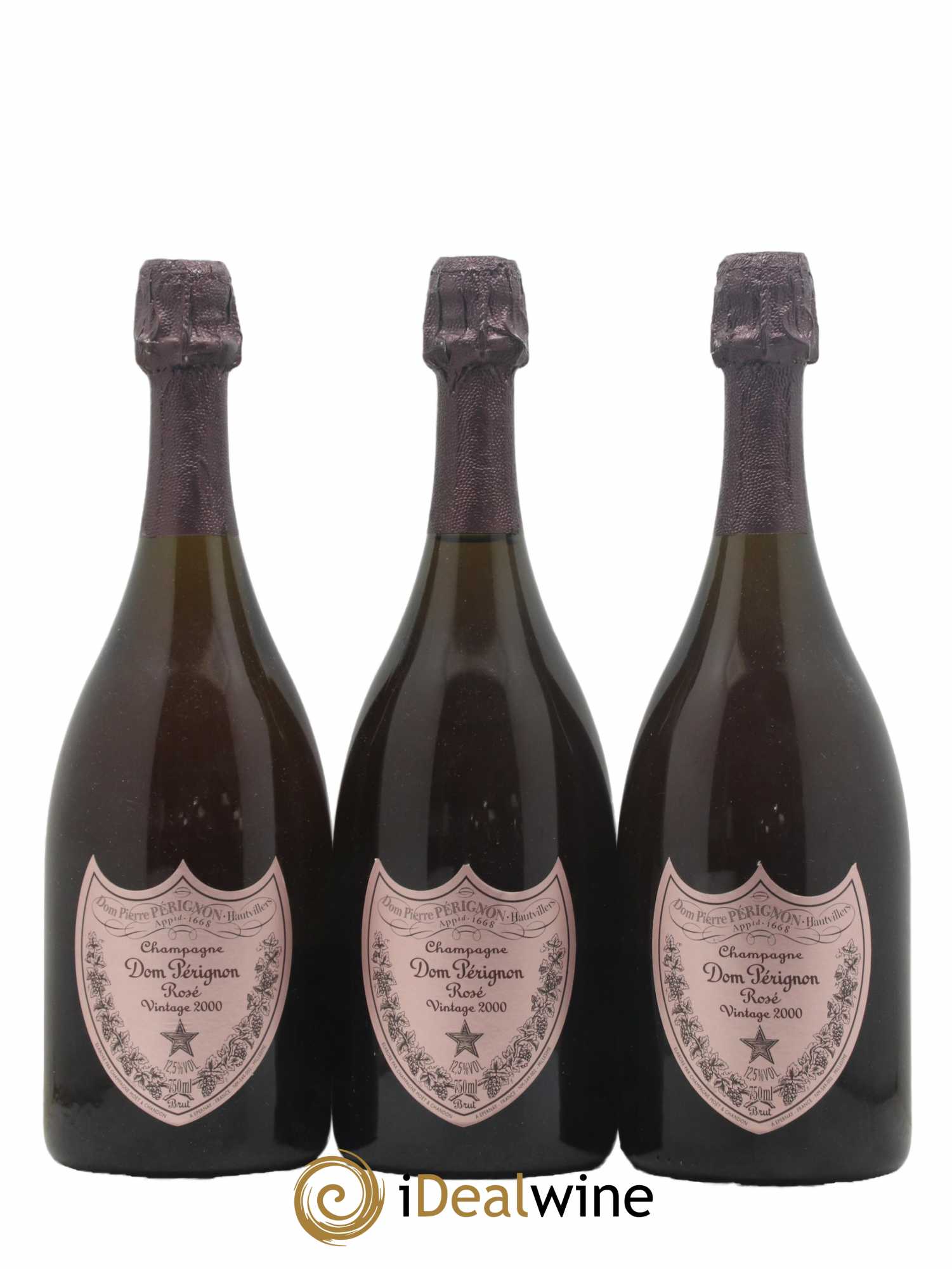 Brut Dom Pérignon  2000 - Lot de 3 Bouteilles
