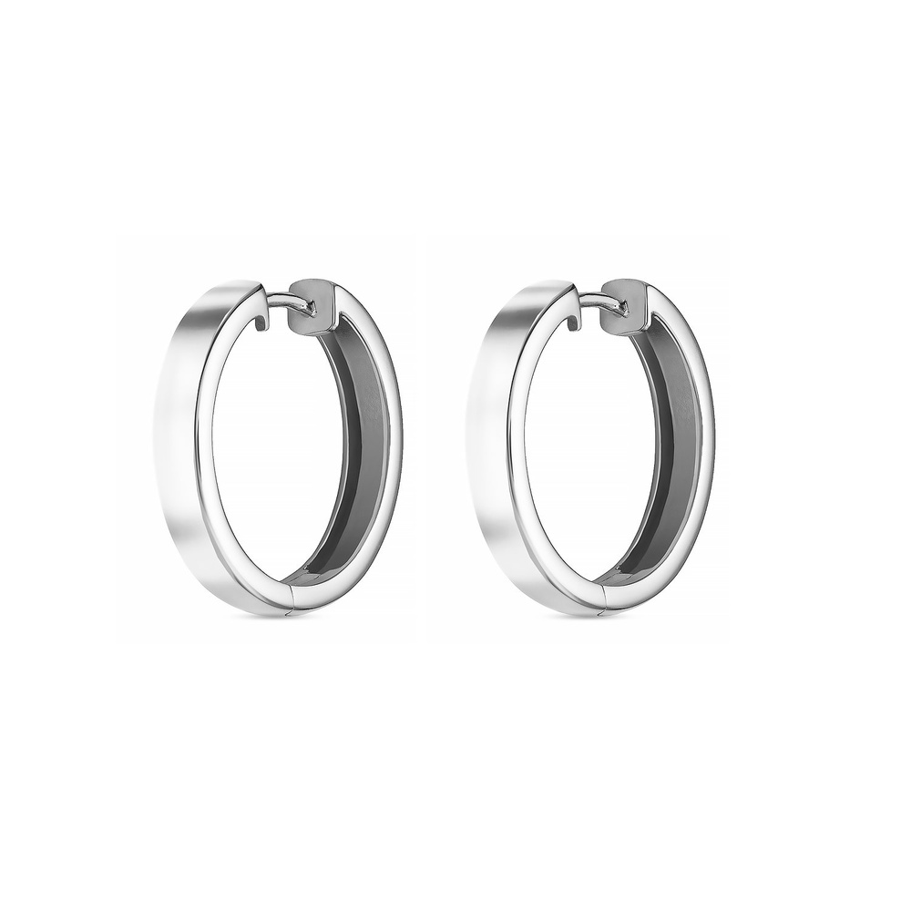 FAVS Créoles 925 Argent Boucles d'oreilles