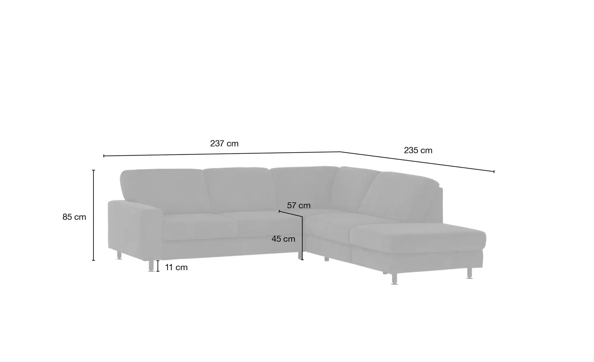 Kollektion Kraft Ecksofa Jana