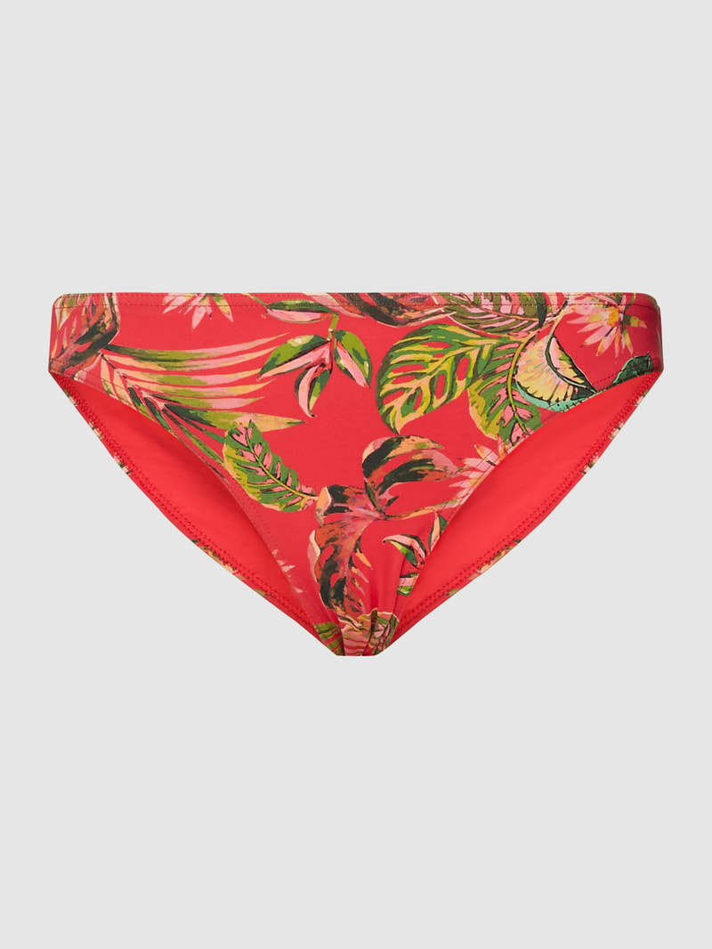 Bikini-Slip mit Allover-Print Modell 'DUCA WAILUA' in rot