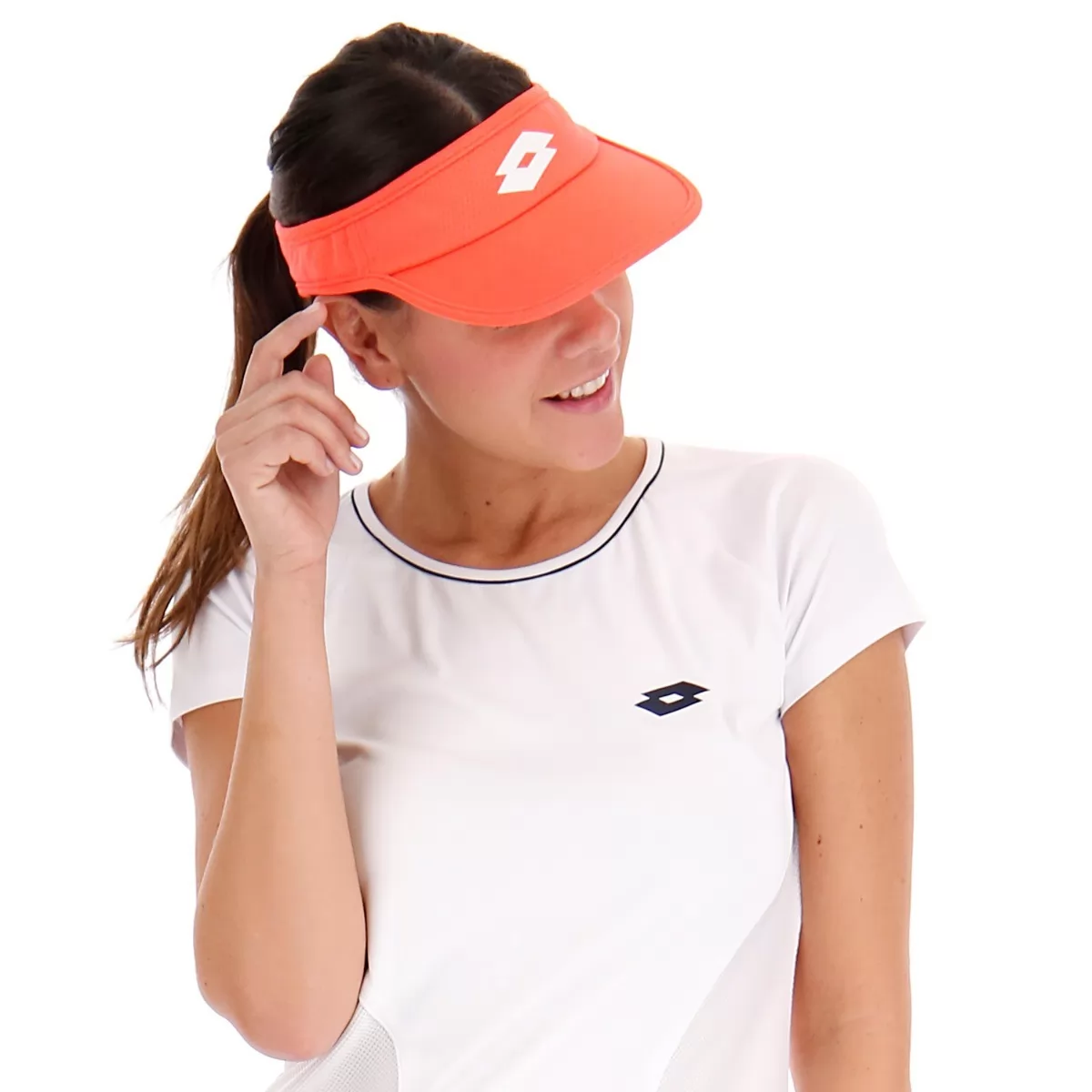 TENNISVISIR MED FIERY CORAL-