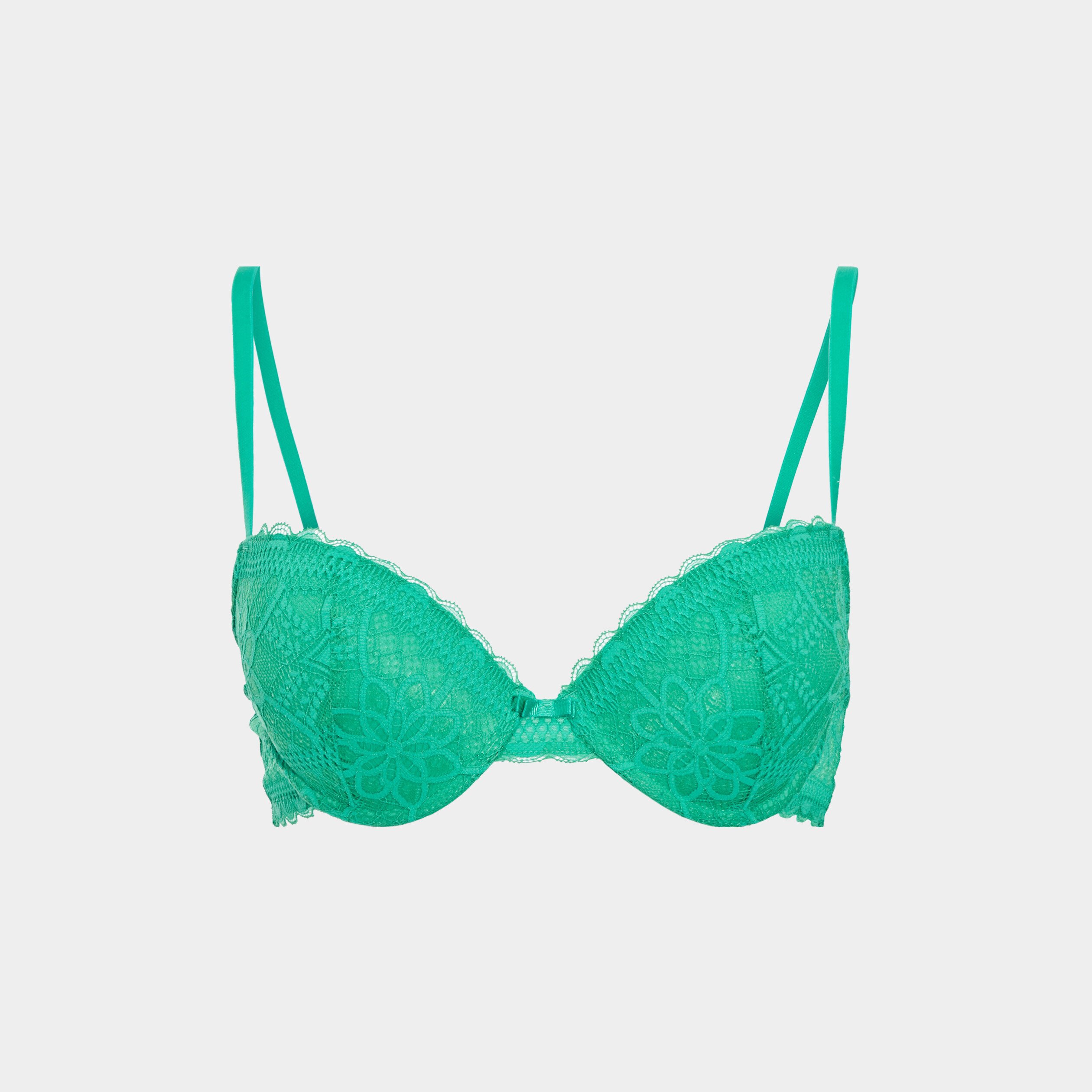 Soutien-gorge corbeille emboitant vert menthe femme | La Halle
