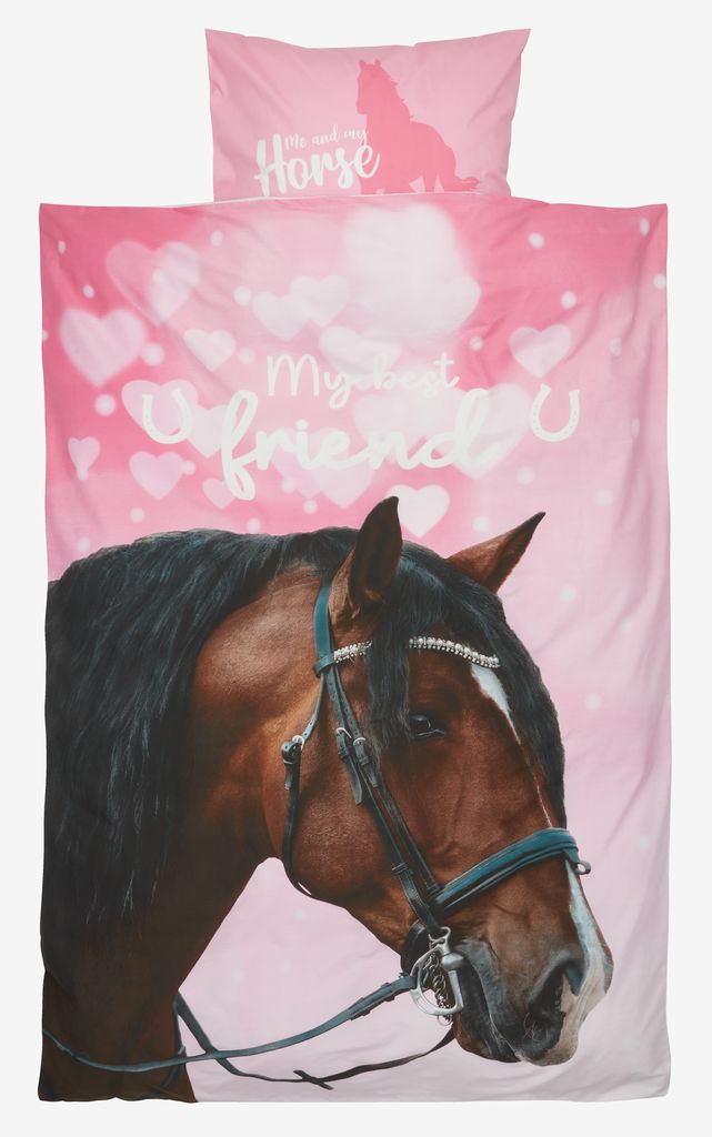 HILDUR pluss HILDUR sengetøy 140x200 rosa