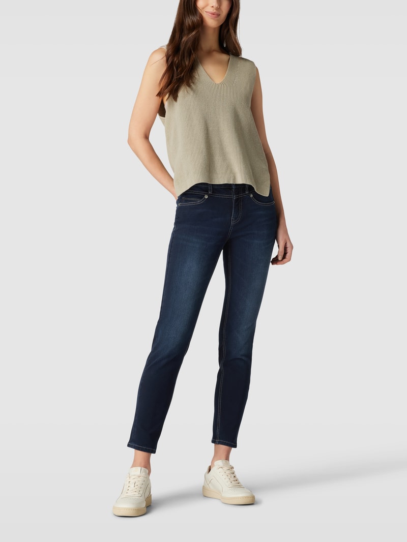Comfort Fit Jeans mit 5-Pocket-Design Modell 'POSH' in blau