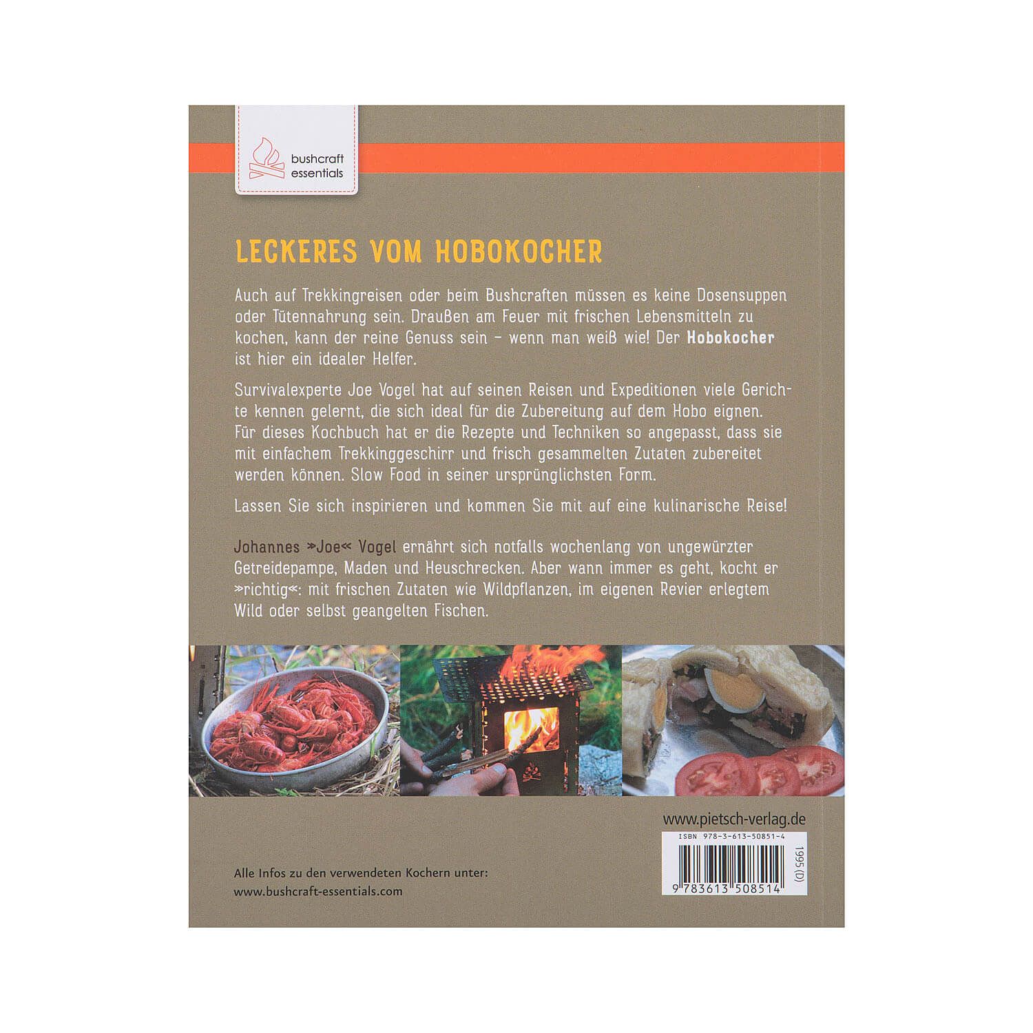 Taschenbuch Einfach draußen Kochen mit dem HOBO - das Bushcraft Essentials-Kochbuch