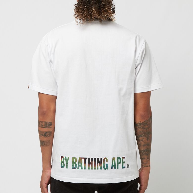 A Bathing Ape Bape Thernography Ape Face Tee M white