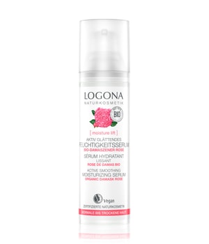 Logona Bio-Damaszener Rose & Daymoist CLN Aktiv glättend Gesichtsserum-30 ml