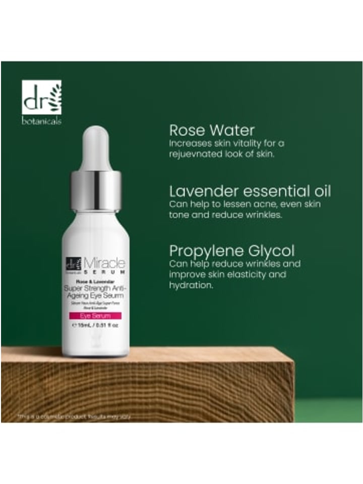 Dr Botanicals Einzigartige Behandlungen Rose & Lavendel Super Strength Anti-Ageing Eye Seurm günstig kaufen onesize