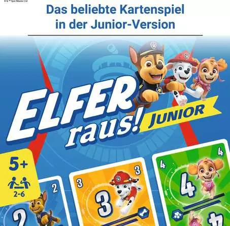 Paw Patrol Elfer raus! Junior - Kartenspiel ab 5 Jahren