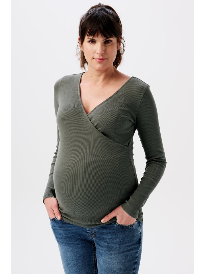 Noppies Still-Shirt Sara in Olive günstig kaufen