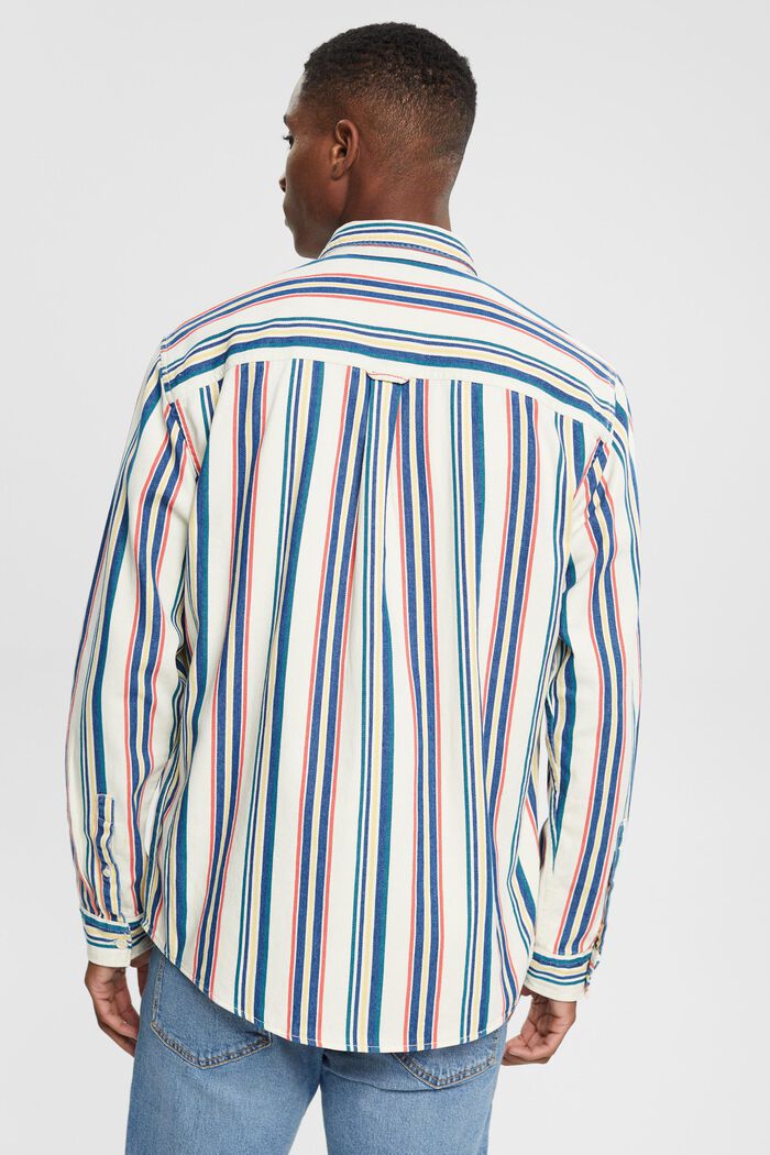 Button-Down-Hemd mit mehrfarbigen Streifen