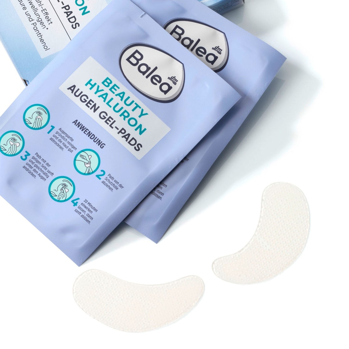 Augen Gel-Pads Beauty Hyaluron (3 Paar), 6 St