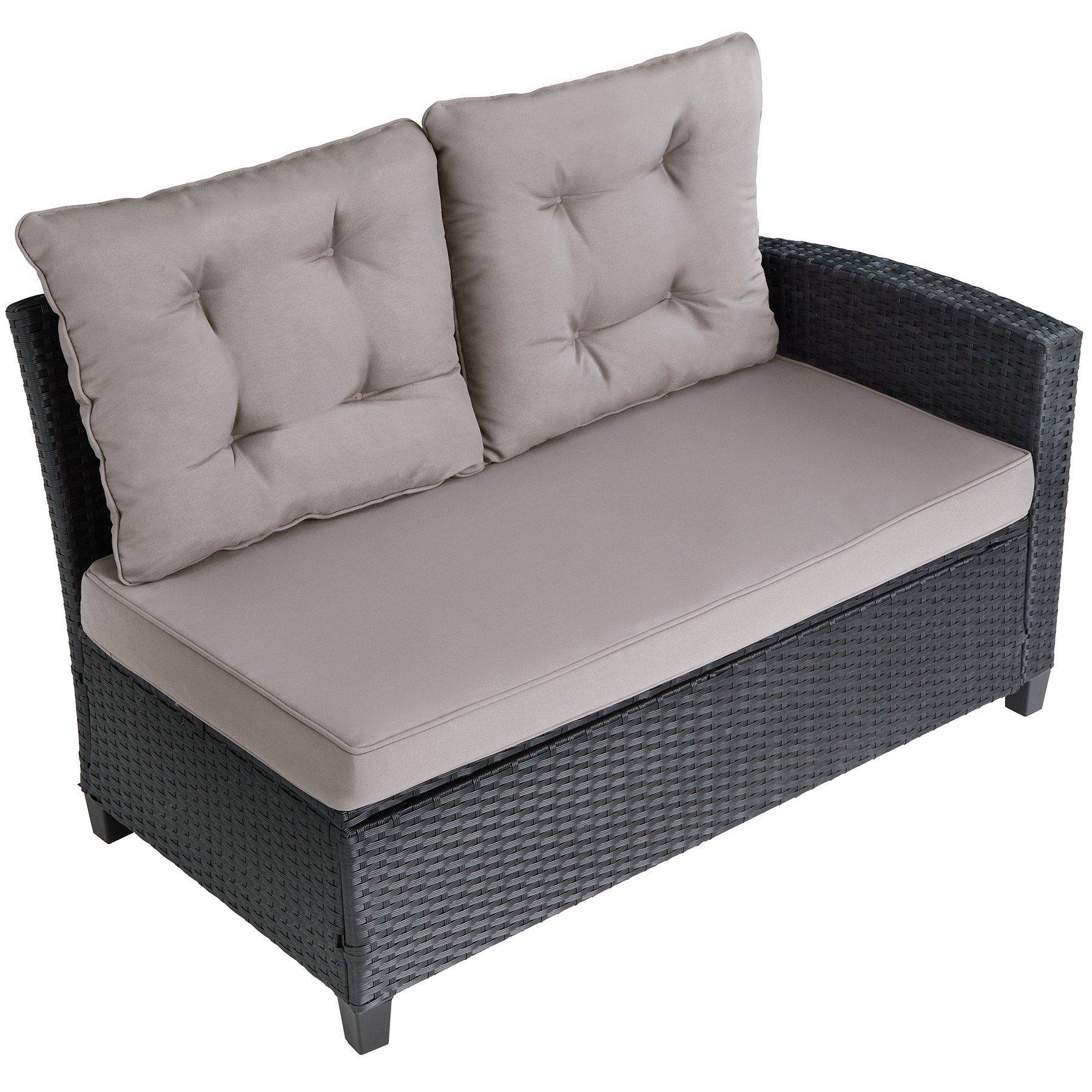 tectake Loungeset Catania, (Set, 3-tlg)